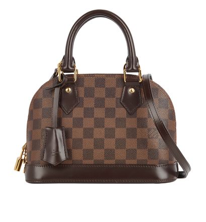 Alma BB, &pound;1,100, Handbags, Brown, Coated Canvas/Leather, Front view